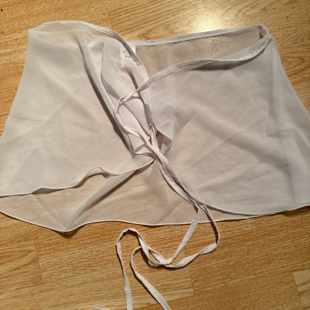 White Theatricals Wrap Skirt